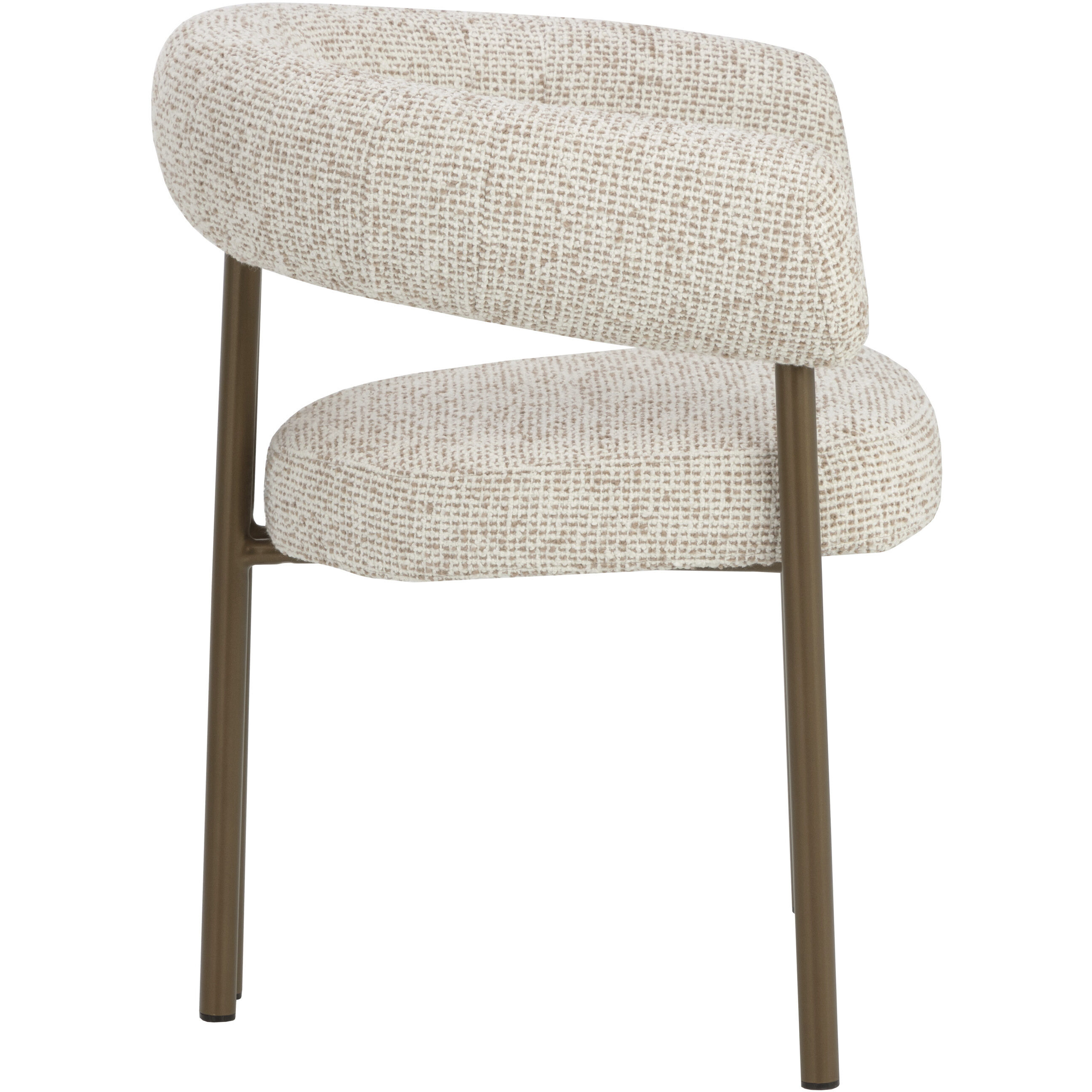 Oniva Antique Bronze / Noah Ecru Dining Armchair